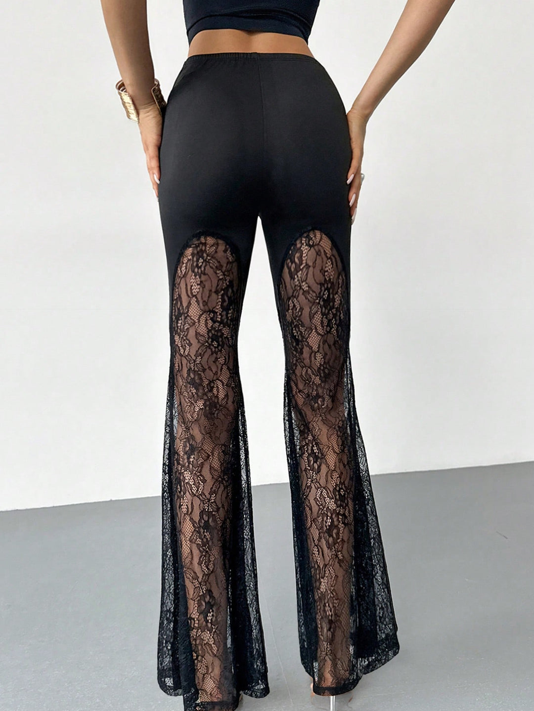 Pantaloni SHEIN, negru