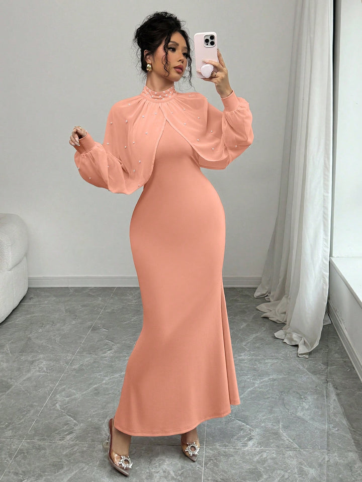 Rochie maxi SHEIN, portocaliu