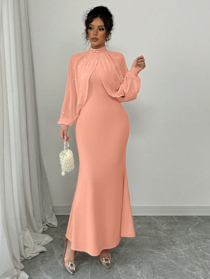 Rochie maxi SHEIN, portocaliu