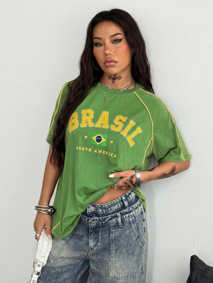 Tricou SHEIN, verde