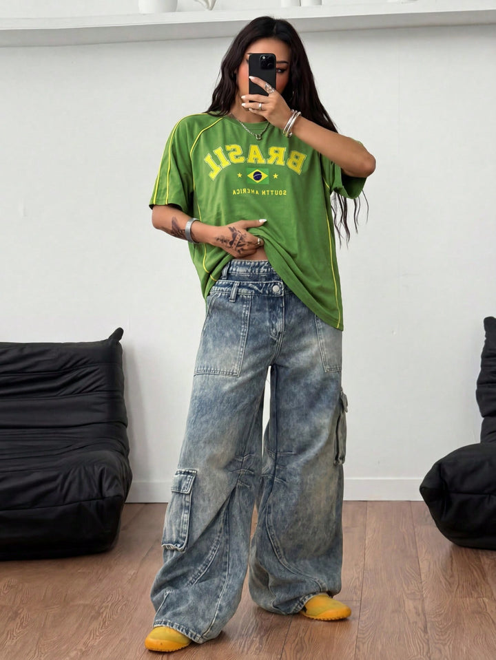 Tricou SHEIN, verde