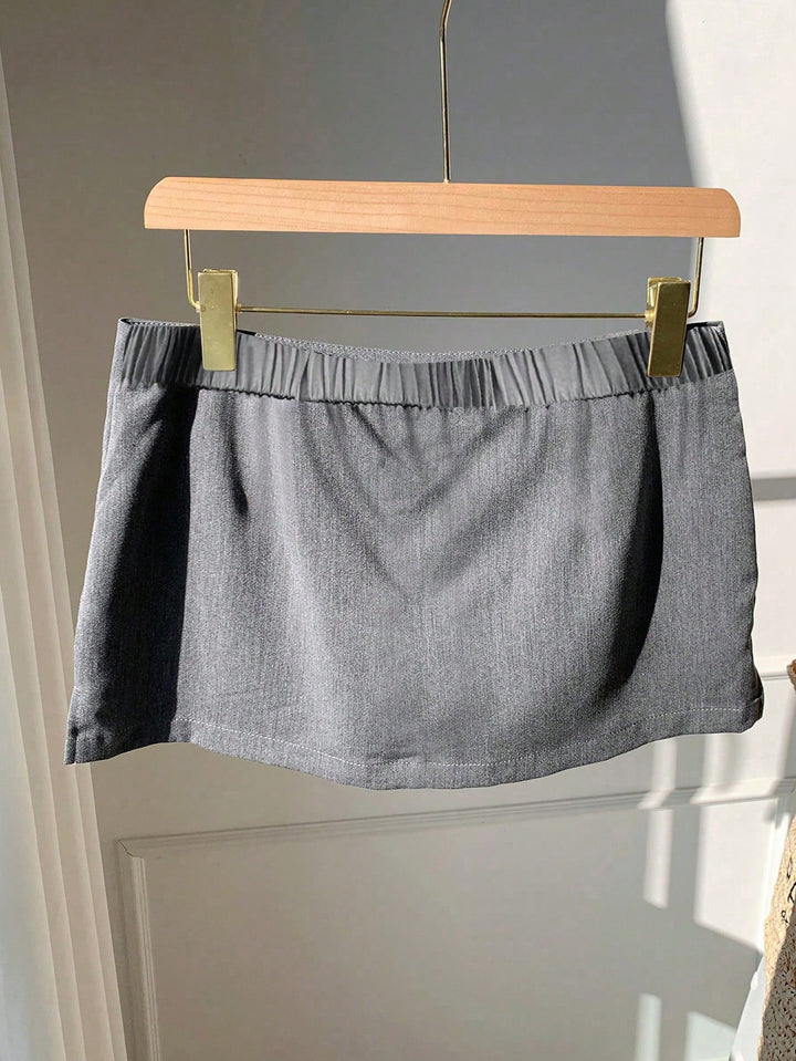 Fustă mini SHEIN, gri
