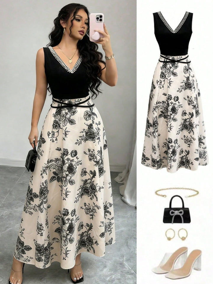 Rochie maxi SHEIN, alb