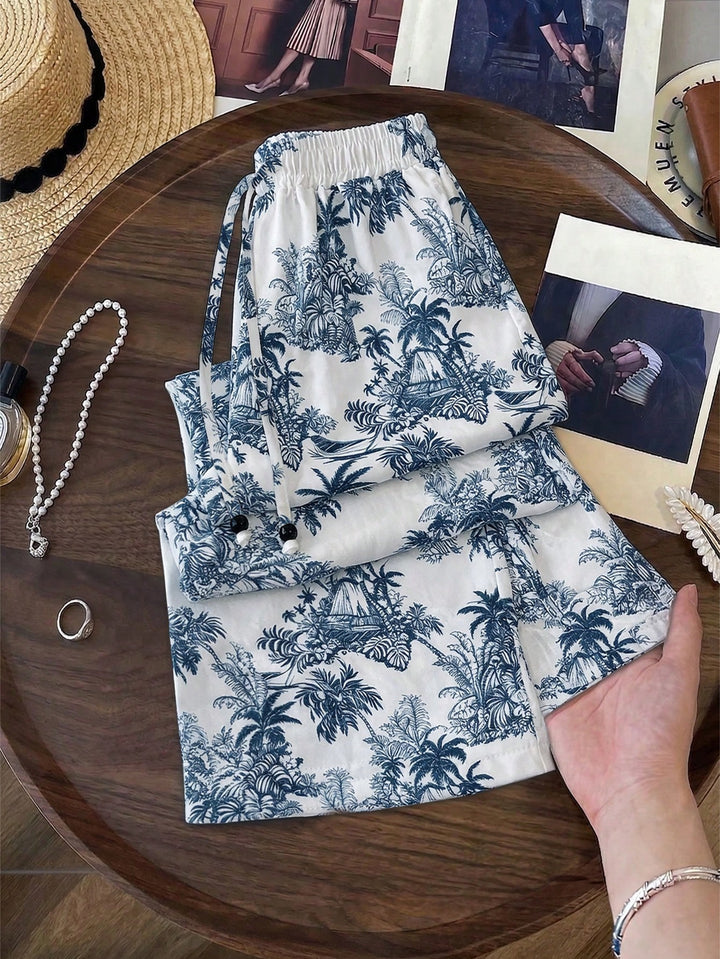 Pantaloni SHEIN, albastru
