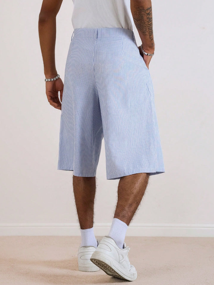 Pantaloni scurți SHEIN, albastru