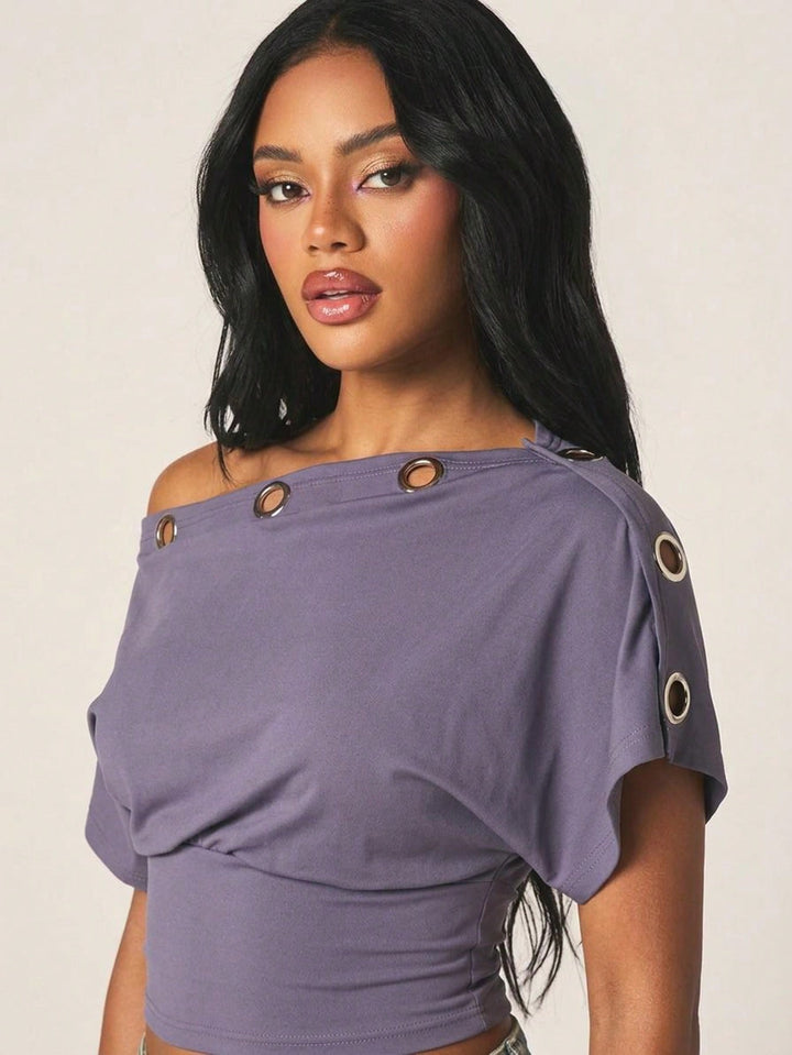 Tricou SHEIN, vișiniu