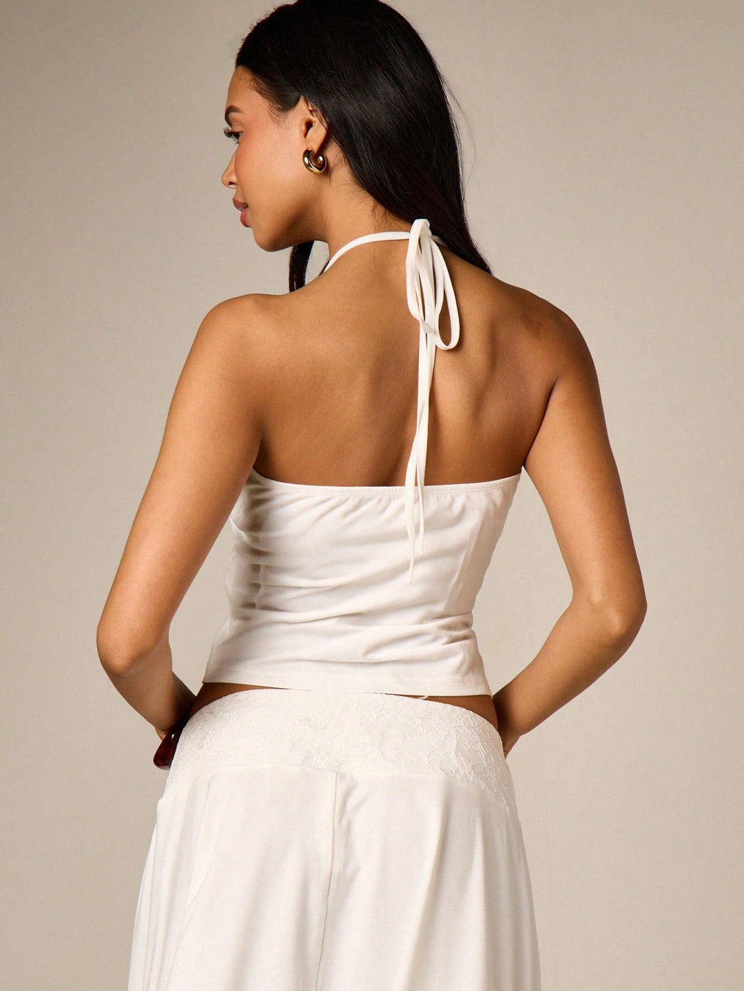 Top SHEIN, alb
