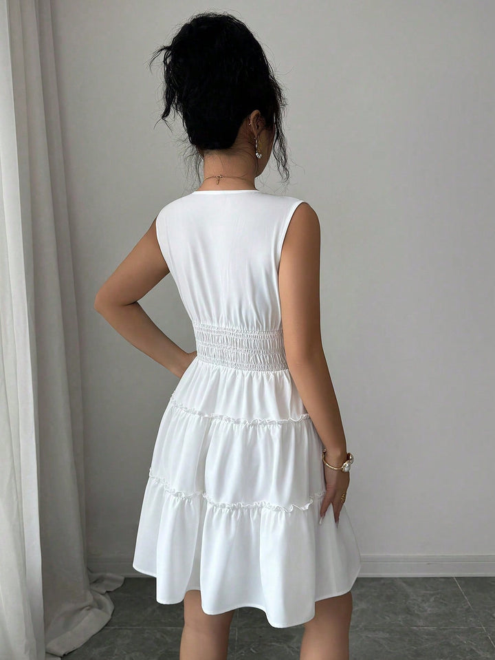 Rochie scurtă SHEIN, alb