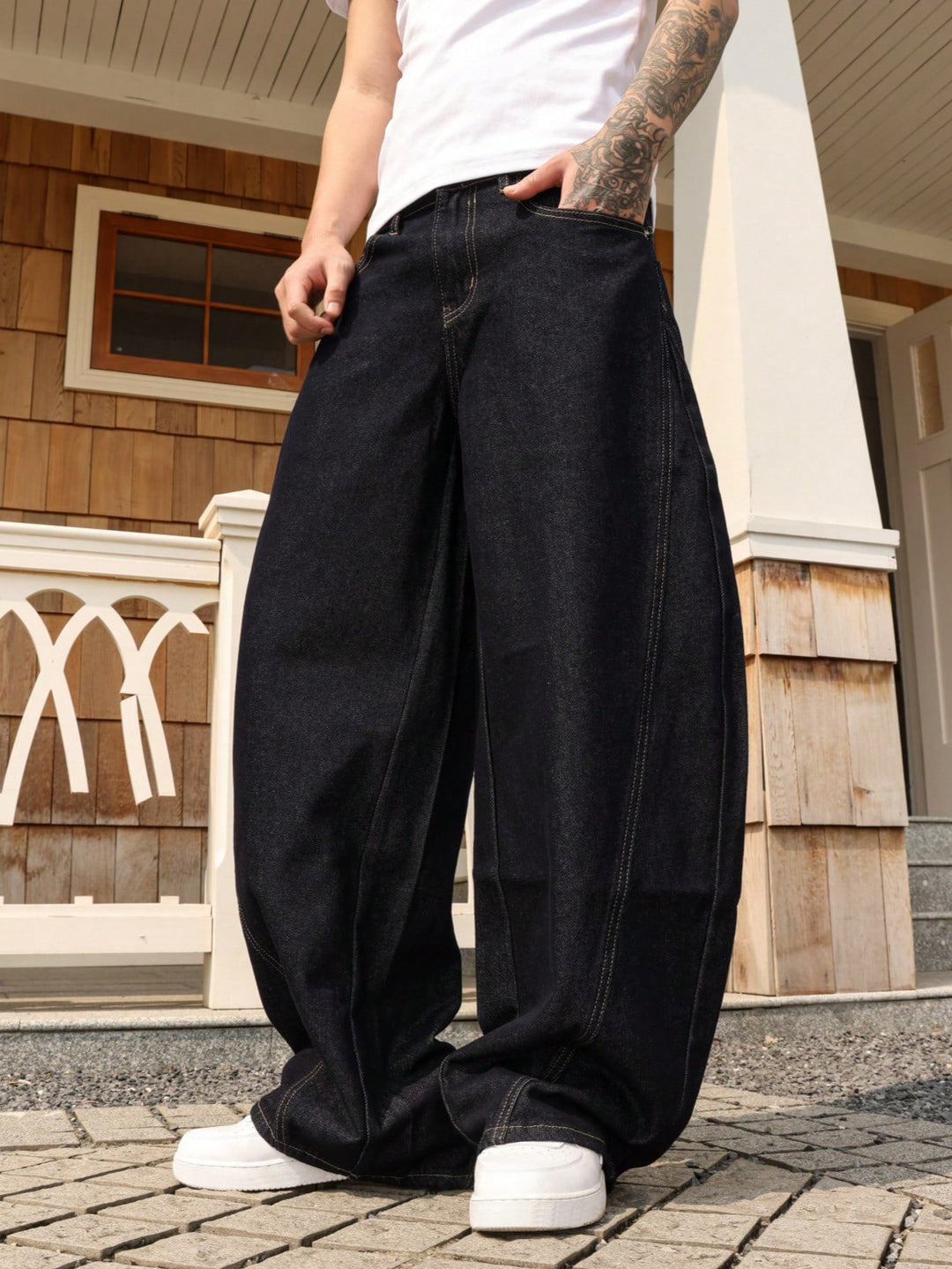 Jeans SHEIN, albastru