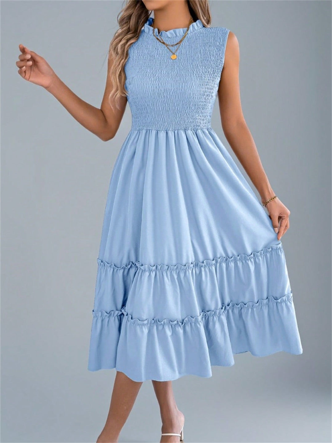 Rochie midi SHEIN, albastru