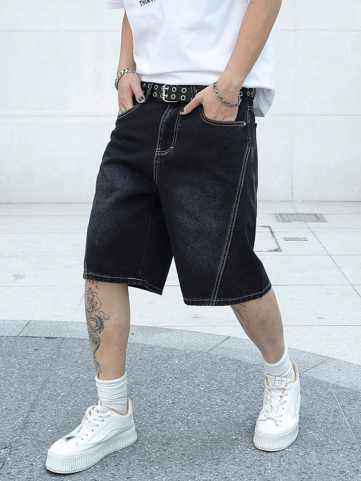 Pantaloni scurți SHEIN, negru