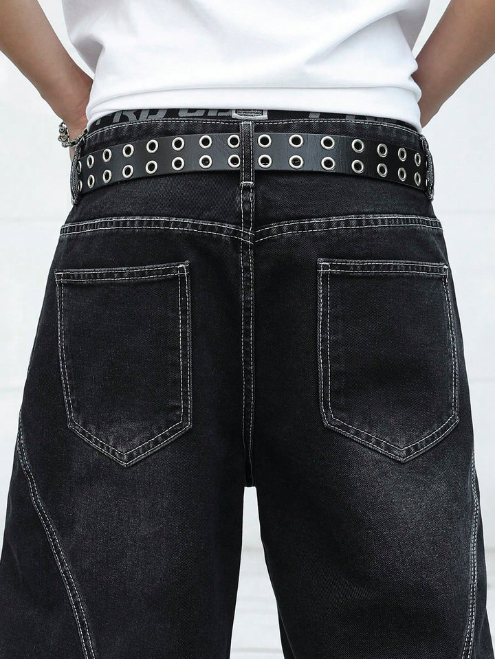 Pantaloni scurți SHEIN, negru
