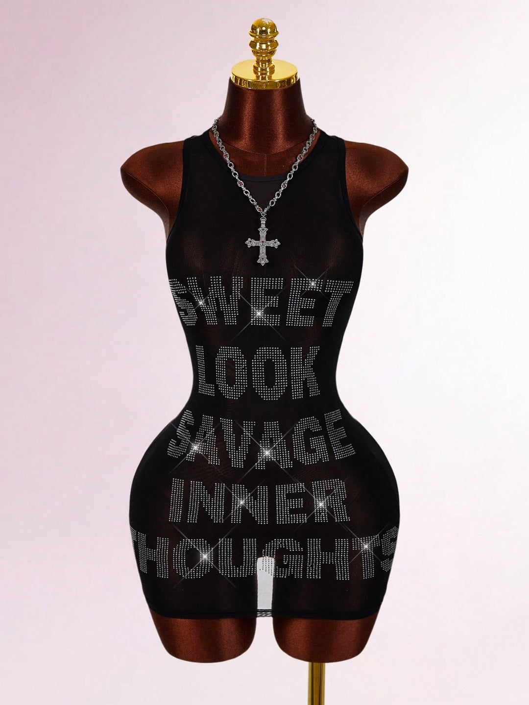 Rochie mini SHEIN, argintiu
