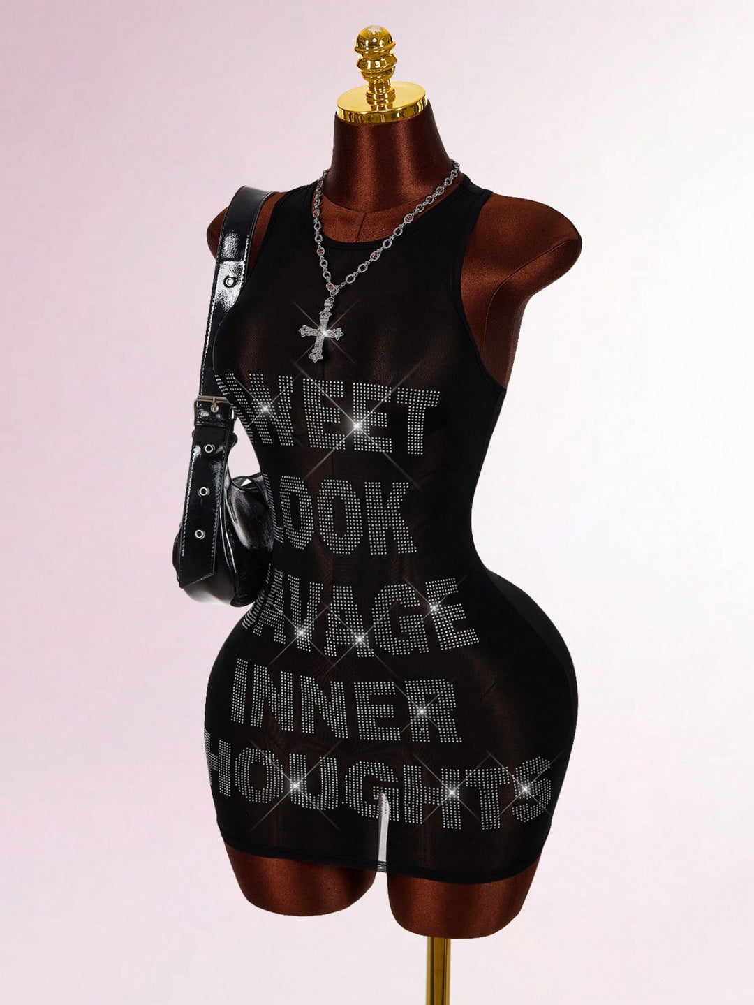 Rochie mini SHEIN, argintiu