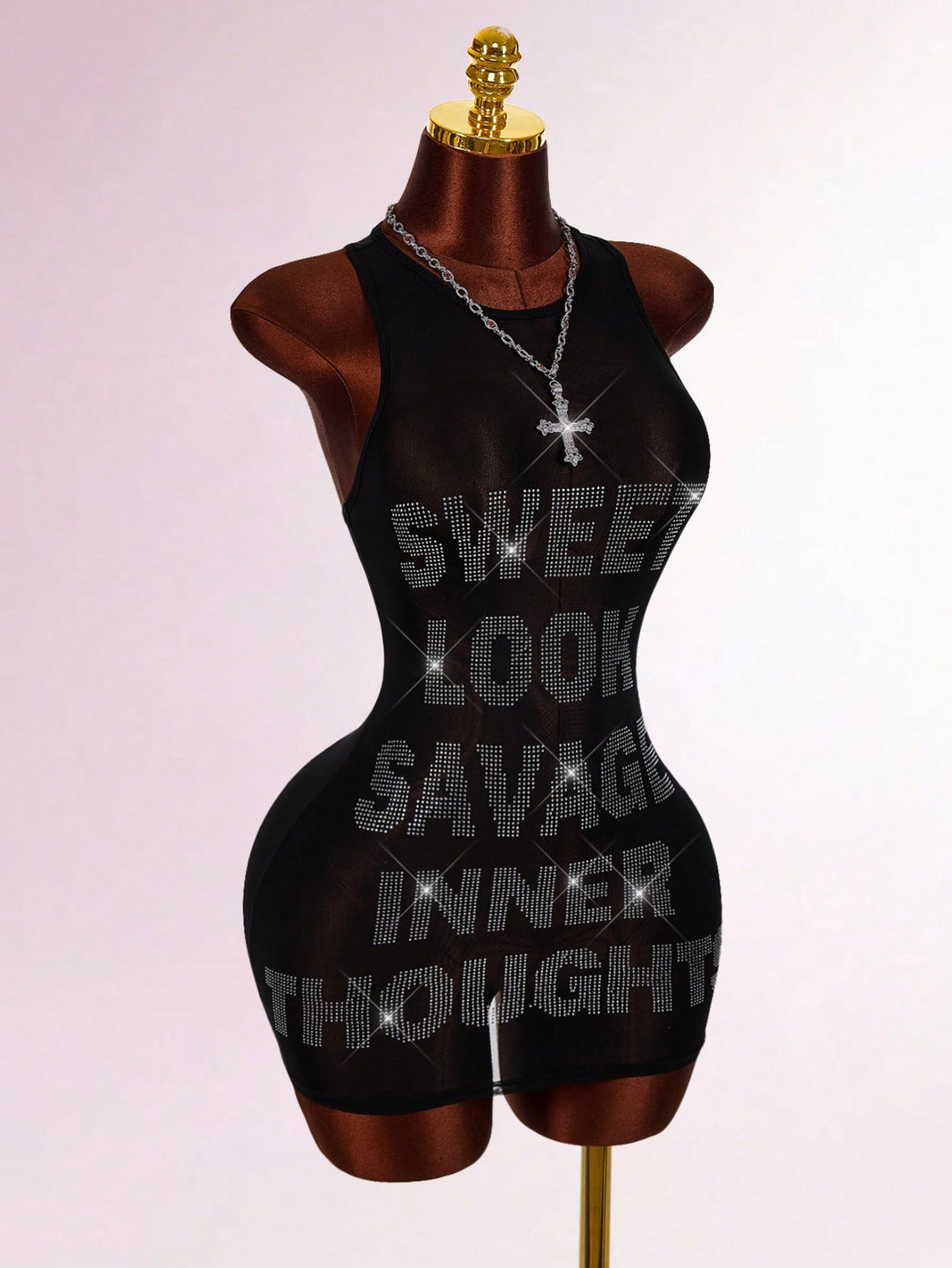 Rochie mini SHEIN, argintiu