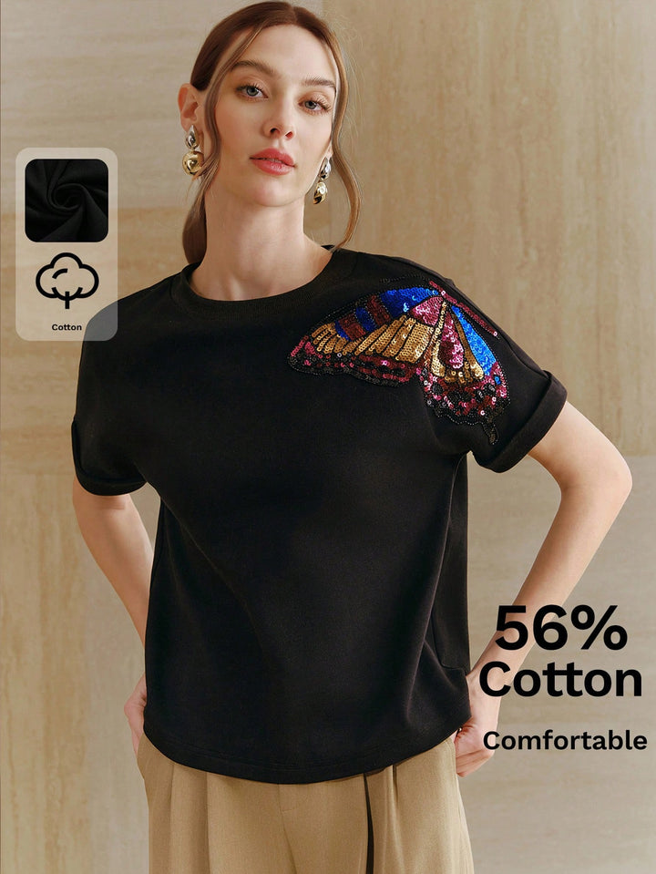 Tricou SHEIN, negru