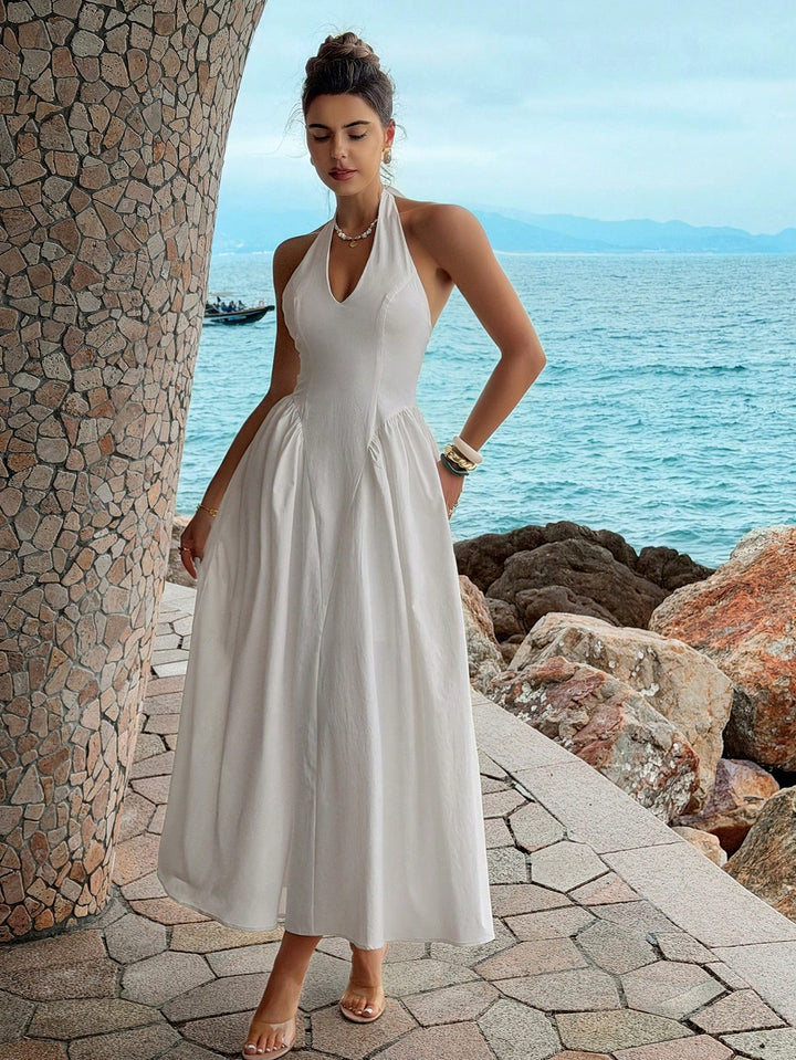 Rochie midi SHEIN, alb