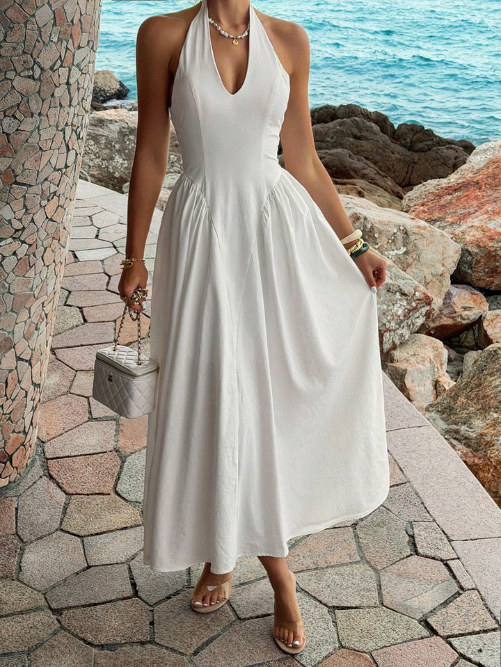 Rochie midi SHEIN, alb