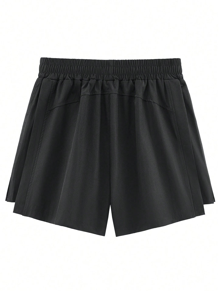 Pantaloni scurți SHEIN, negru