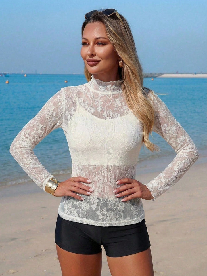 Top SHEIN, alb