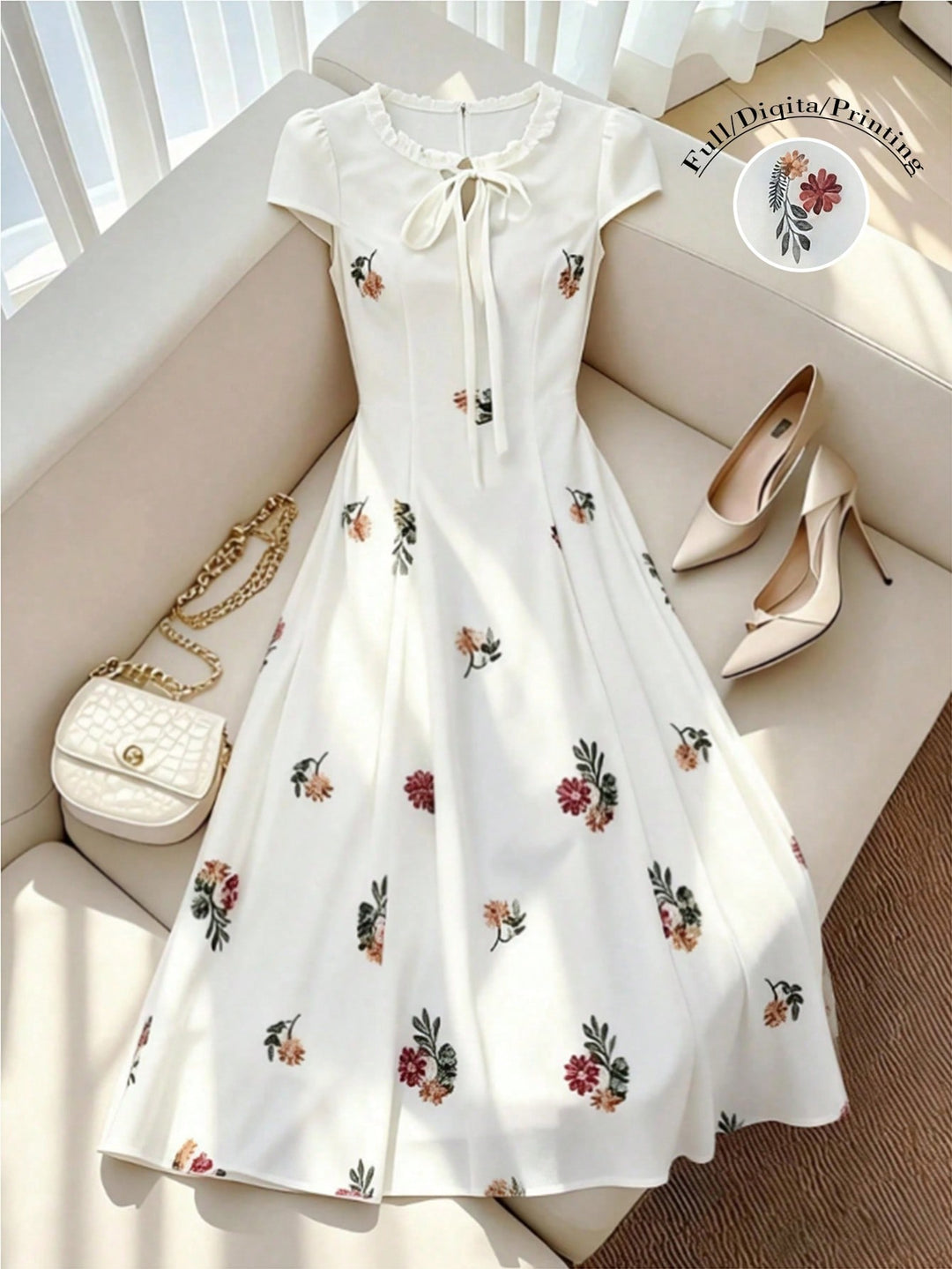 Rochie maxi SHEIN, mix culori
