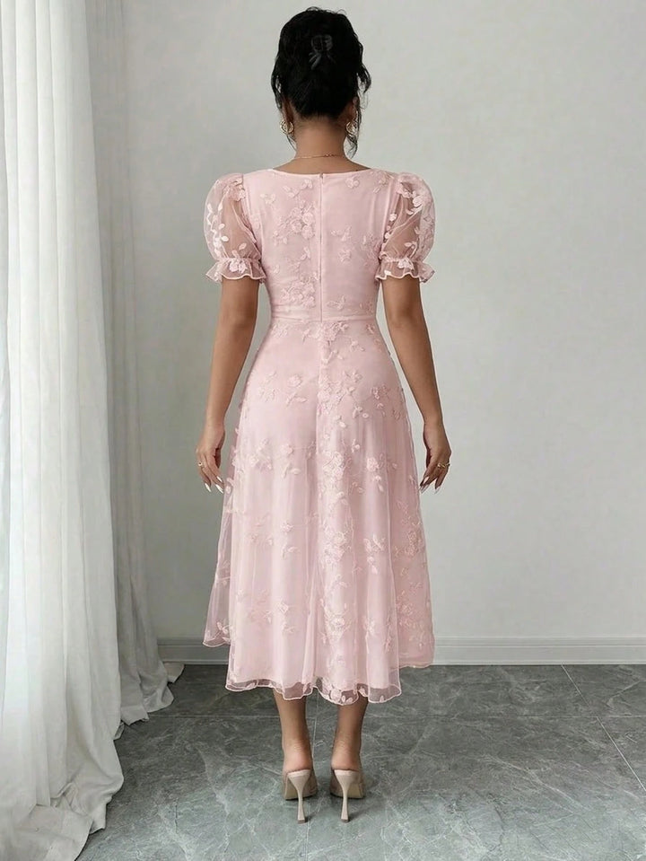 Rochie midi SHEIN, roz
