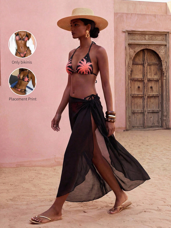 Set bikini SHEIN, negru
