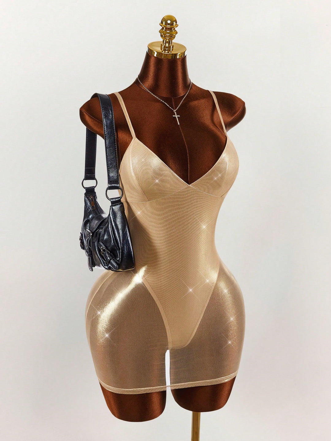 Rochie mini SHEIN, auriu