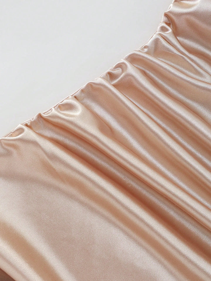 Rochie maxi SHEIN, auriu