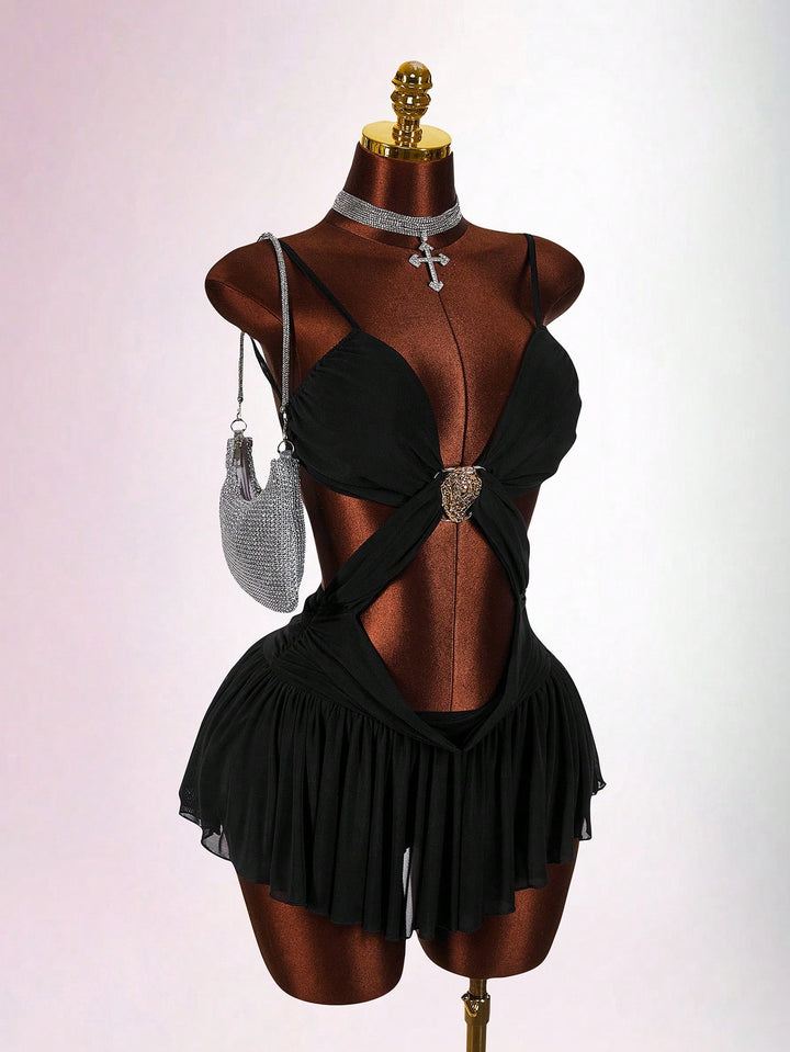 Rochie mini SHEIN, negru