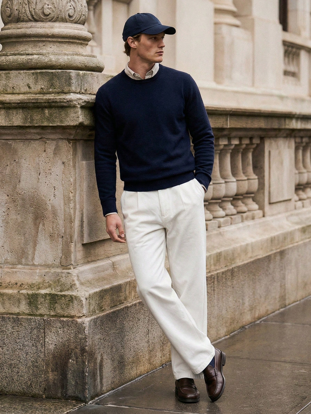 Jeans SHEIN, alb