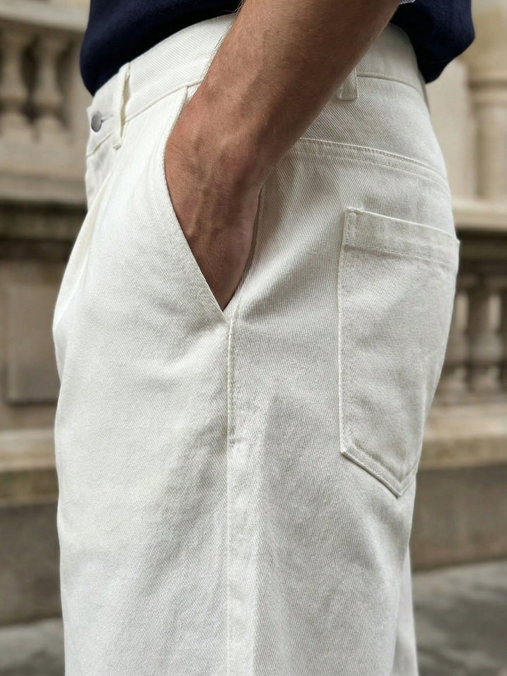 Jeans SHEIN, alb