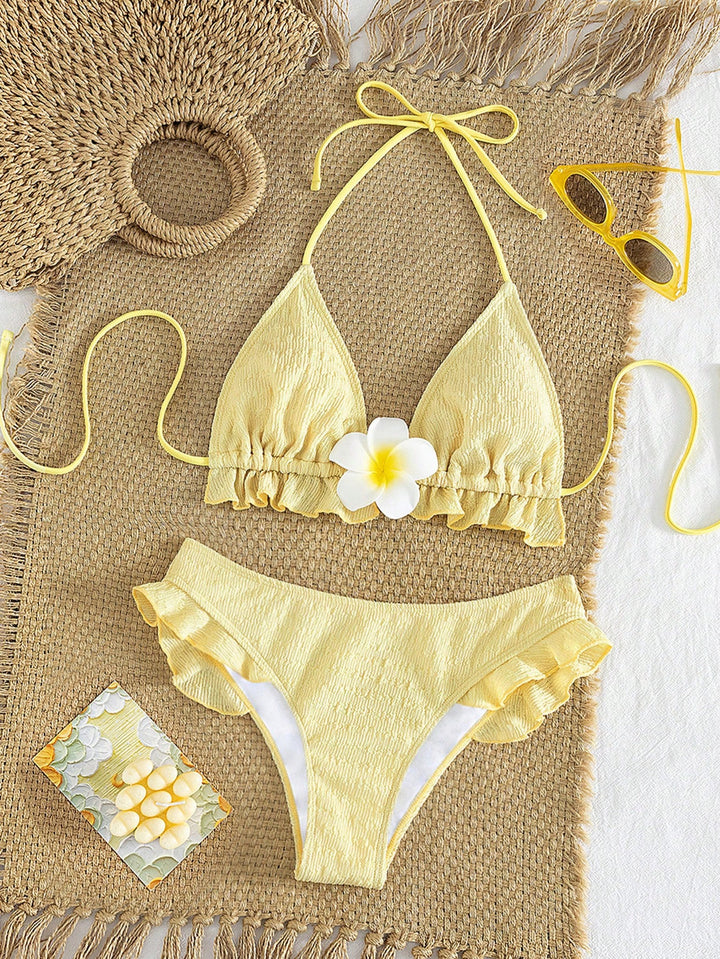 Set bikini SHEIN, galben