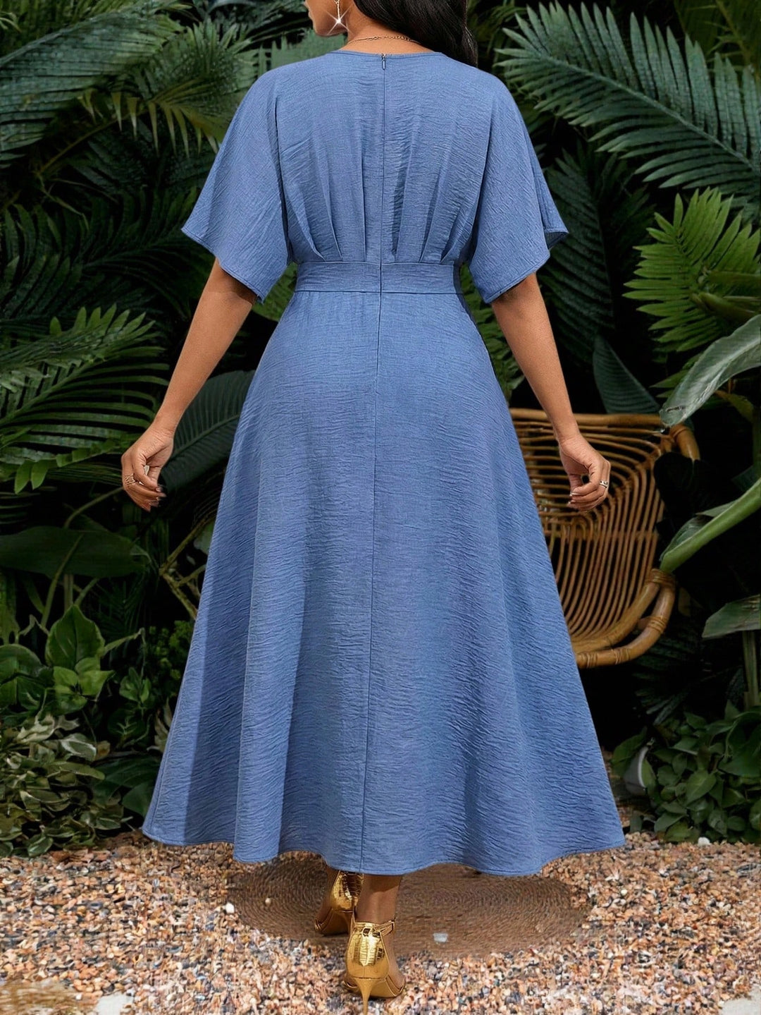 Rochie maxi SHEIN, albastru