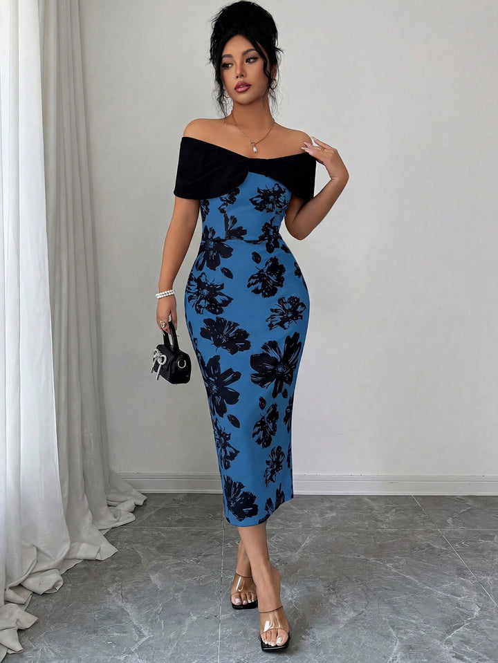 Rochie scurtă SHEIN, turcoaz