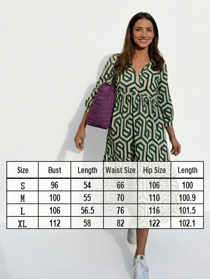 Rochie midi SHEIN, verde