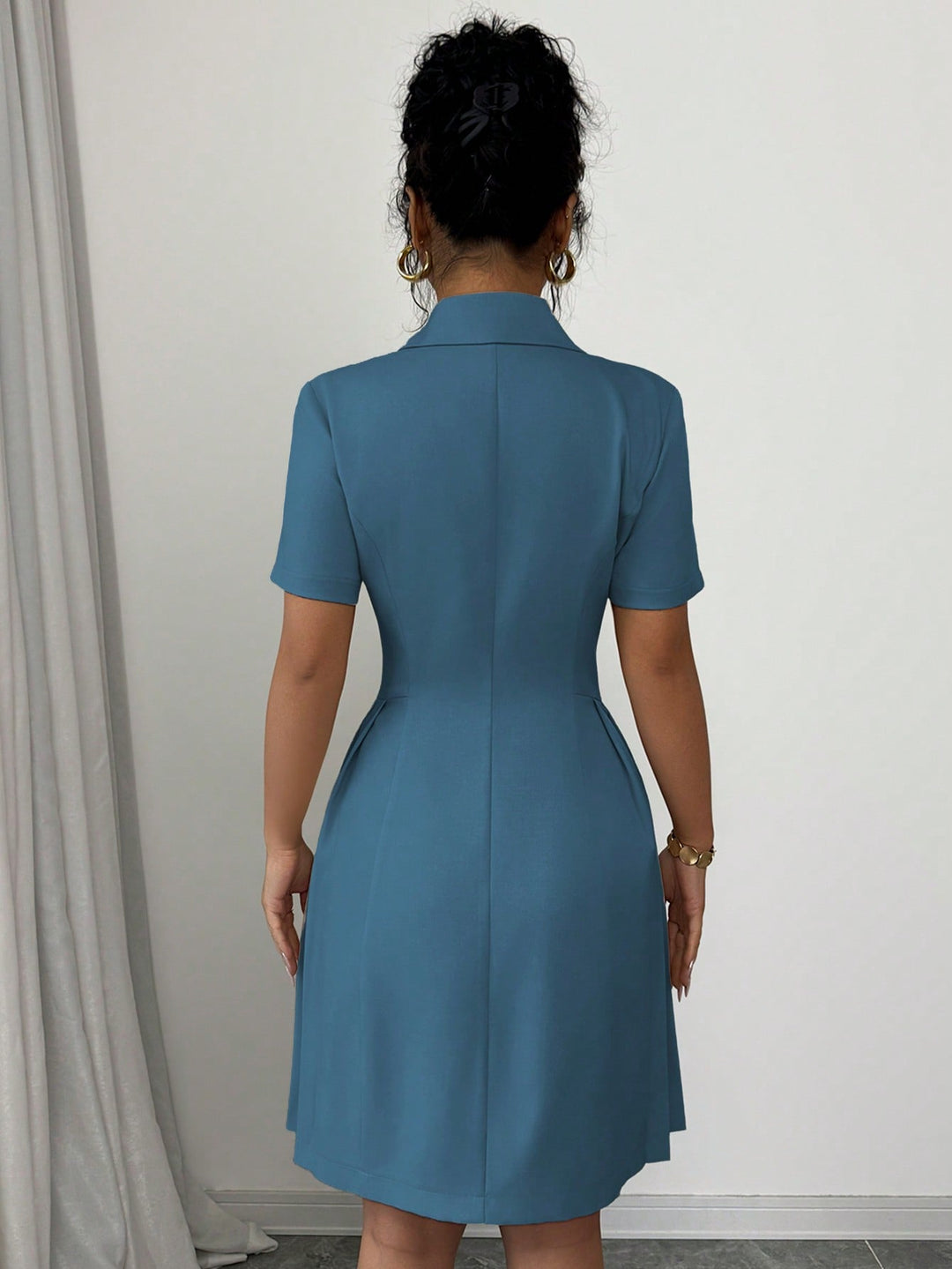 Rochie scurtă SHEIN, turcoaz