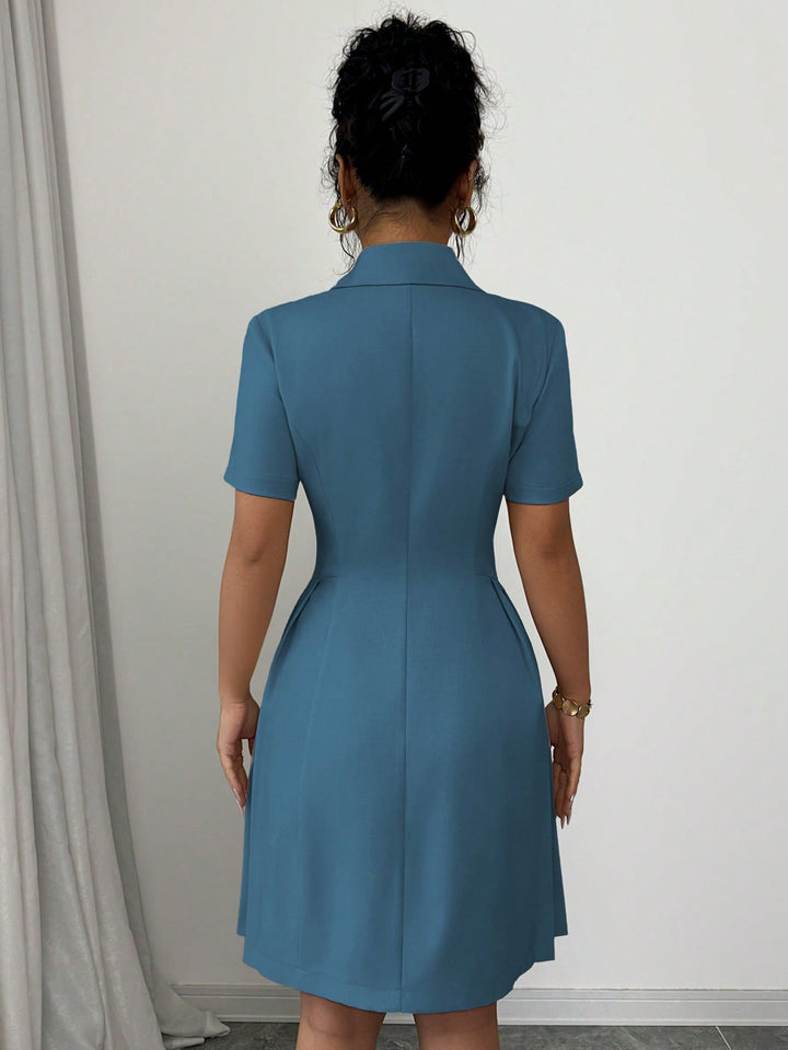 Rochie scurtă SHEIN, turcoaz