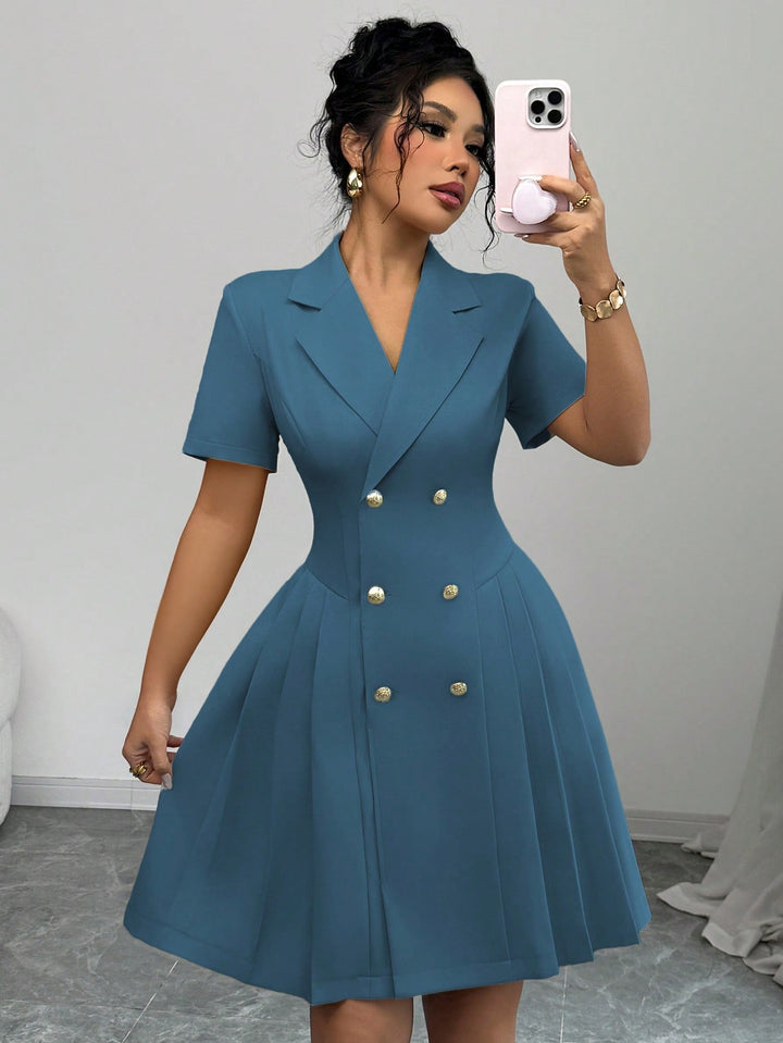 Rochie scurtă SHEIN, turcoaz