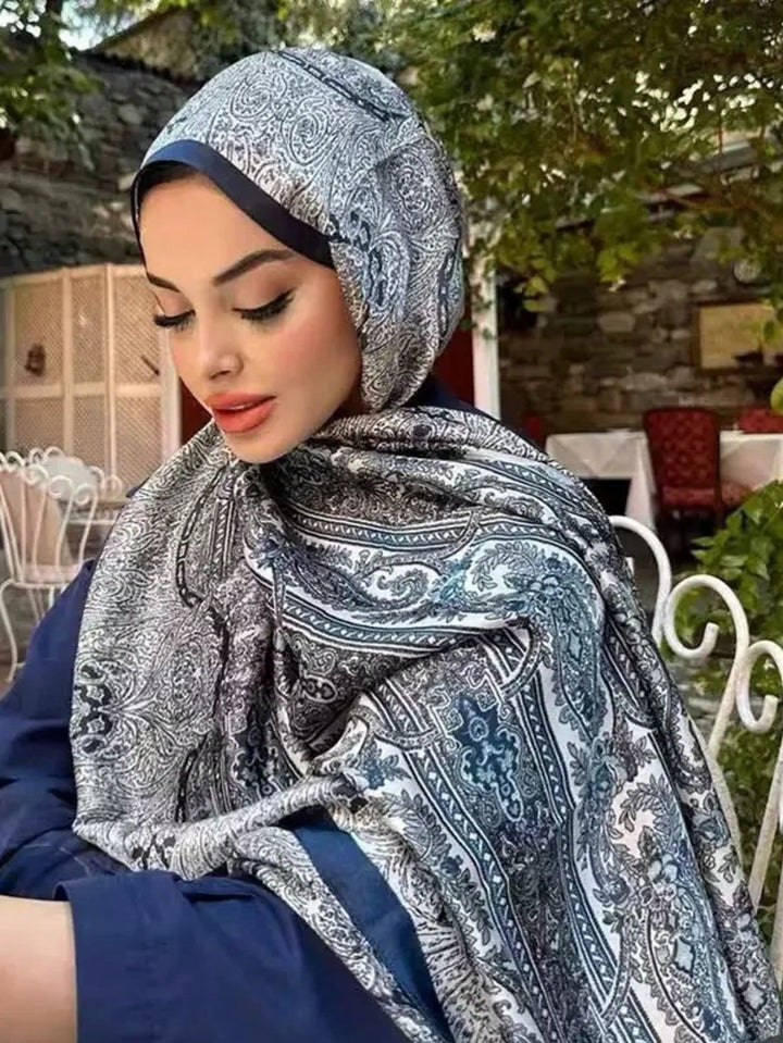 Hijab SHEIN, albastru