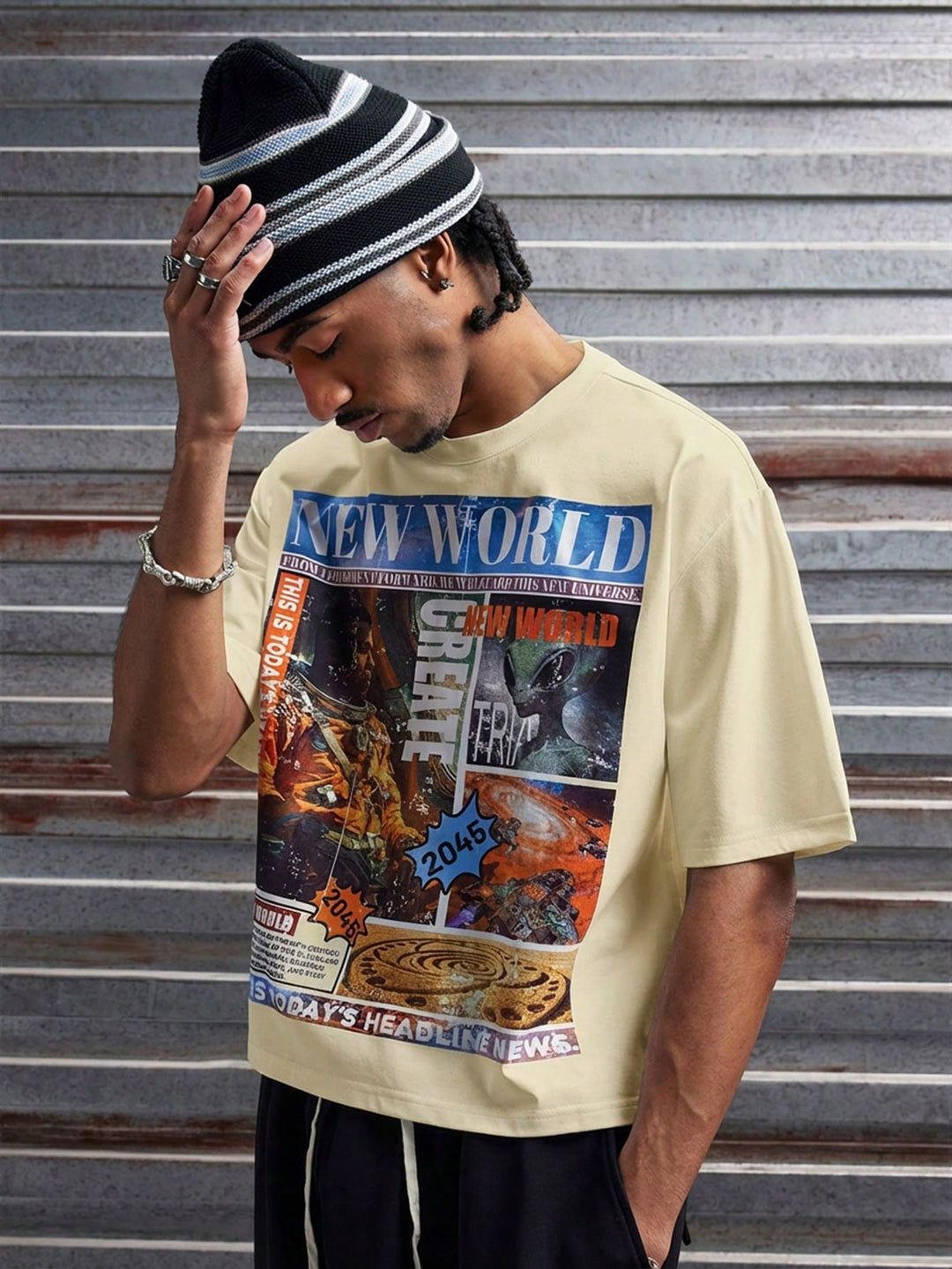Tricou SHEIN, bej