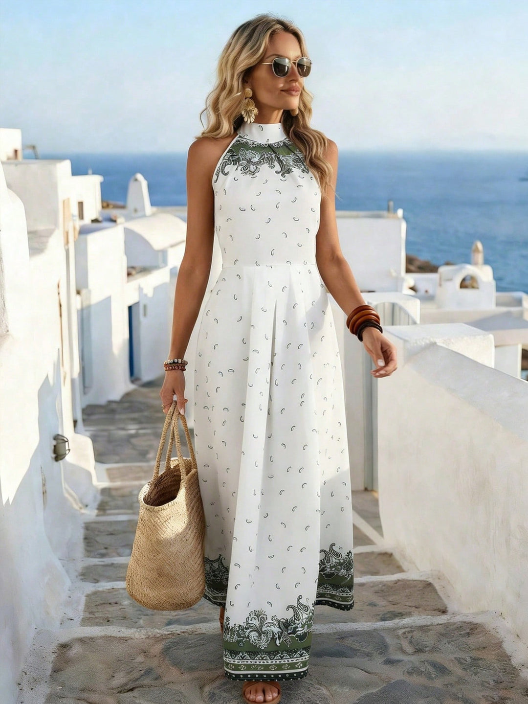 Rochie maxi SHEIN, mix culori