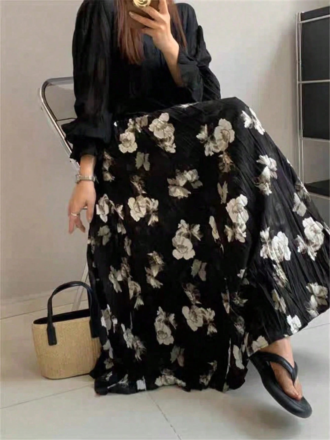 Fustă maxi SHEIN, mix culori