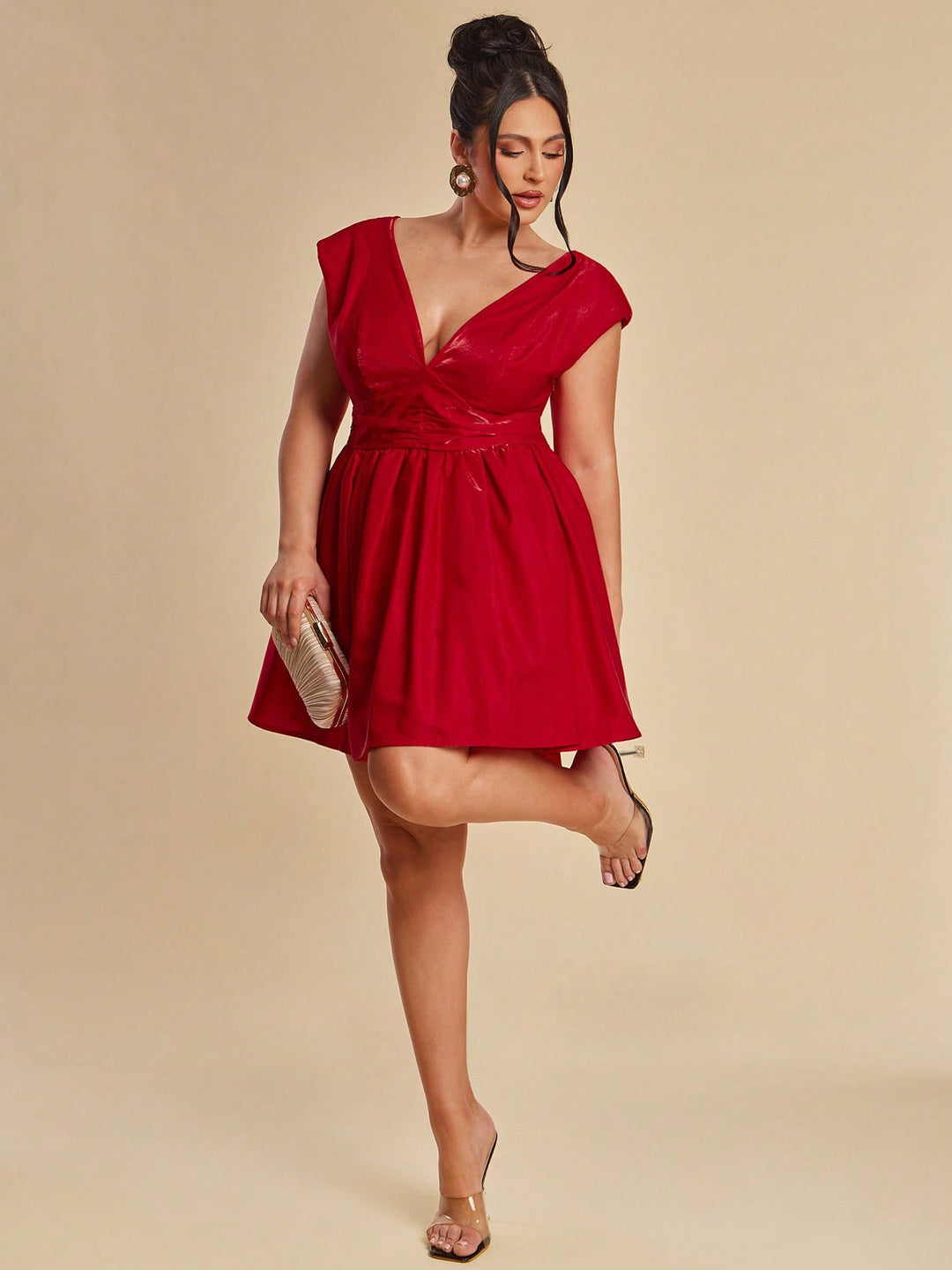 Rochie mini SHEIN, roșu