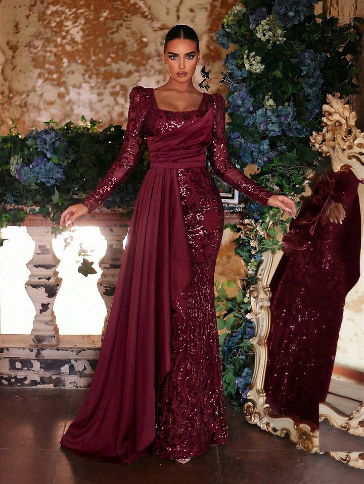 Rochie SHEIN, vișiniu