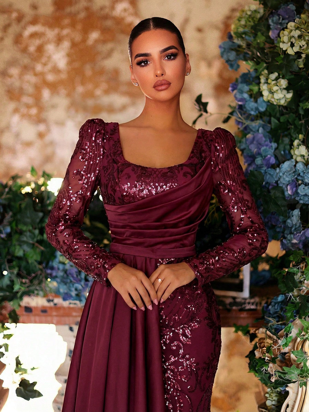 Rochie SHEIN, vișiniu