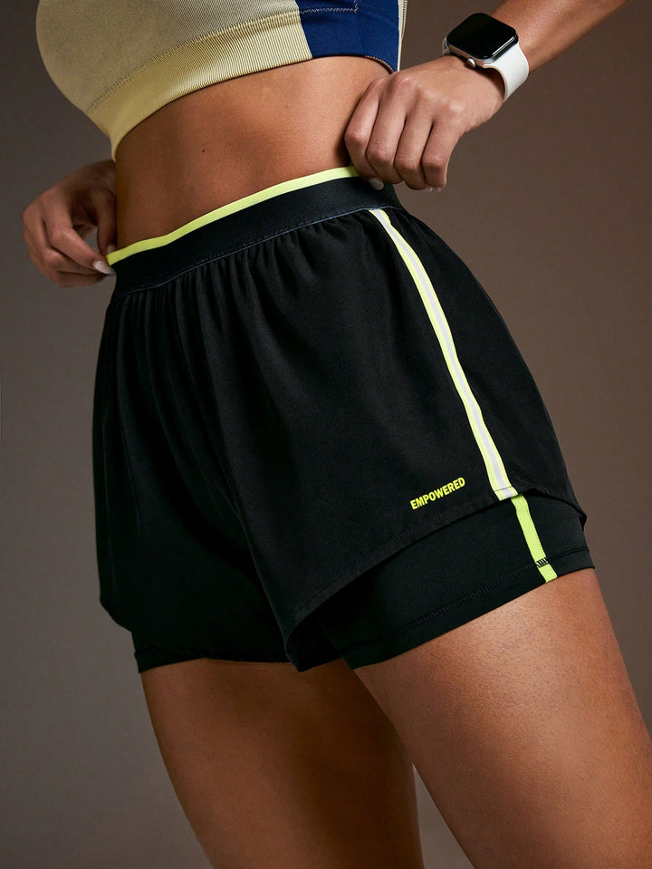 Pantaloni scurți SHEIN, negru