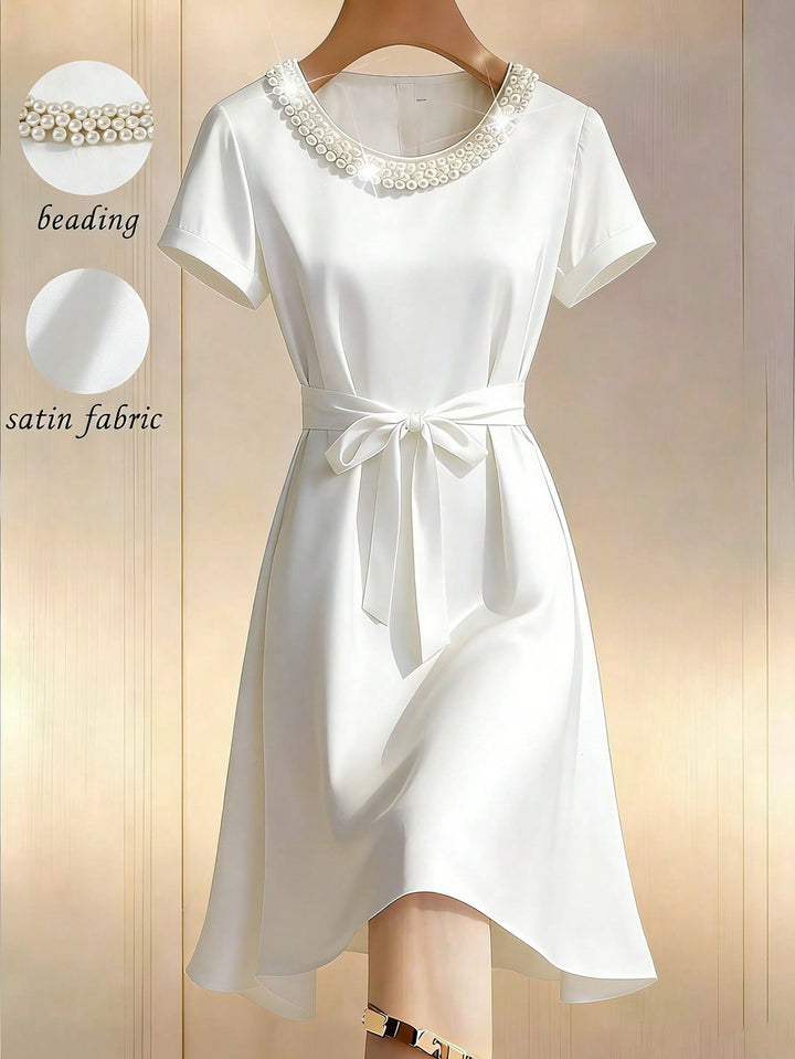 Rochie scurtă SHEIN, alb