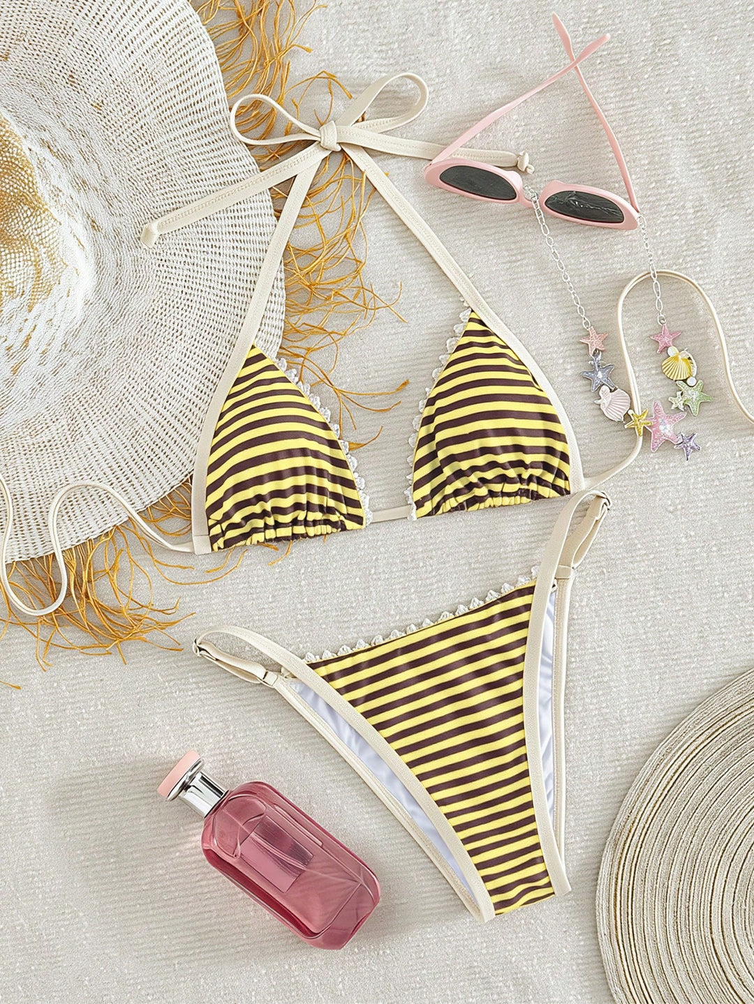 Set bikini SHEIN, galben