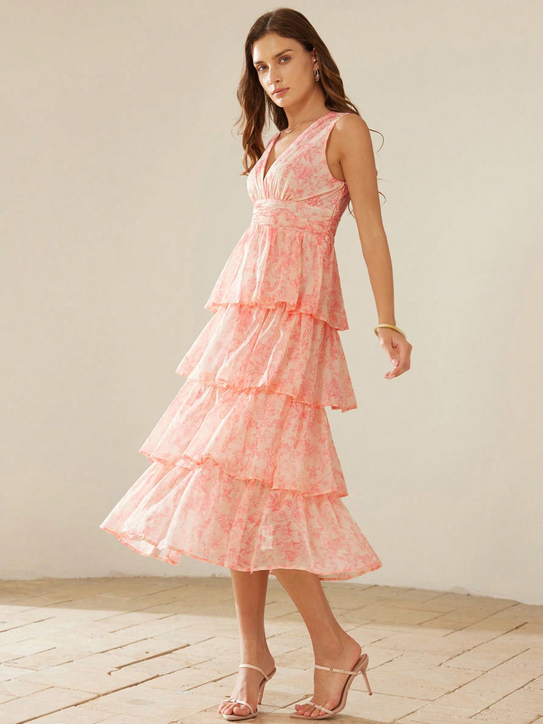 Rochie maxi SHEIN, roz